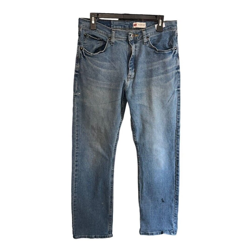 Wrangler Jeans Relaxed Boot Cut Medium Wash~Size 32 X 34~5 Pocket Zip Fly Mens